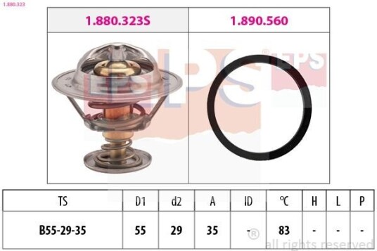 Termostat EPS 1.880.323 Termostat EPS 1.880.323