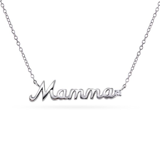 Pan Jewelry Mamma-smykke i 925 sølv med zirkonia Pan Jewelry Mamma-smykke i 925 sølv med zirkonia