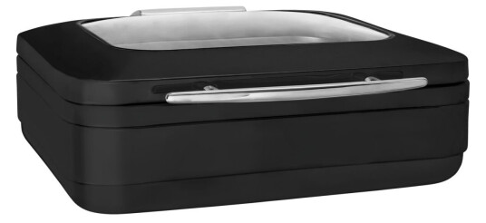 VEGA Chafing-Dish Fenton GN 2/3; Størrelse GN 2/3, 6l, 41x48x16 cm (BxDxH); Sølvfarge/Svart