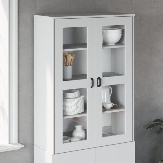 Topp for highboard VIKEN hvit heltre furu 8721012310407 Topp for highboard VIKEN hvit heltre furu 8721012310407