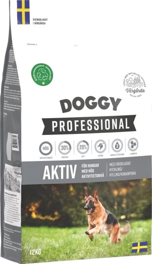 Doggy Professional Active Tørrfôr 12 kg