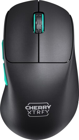 Cherry Xtrfy M64W Ergonomisk Trådløs Gamingmus med Optisk Sensor Svart Cherry Xtrfy M64W Ergonomisk Trådløs Gamingmus med Optisk Sensor Svart
