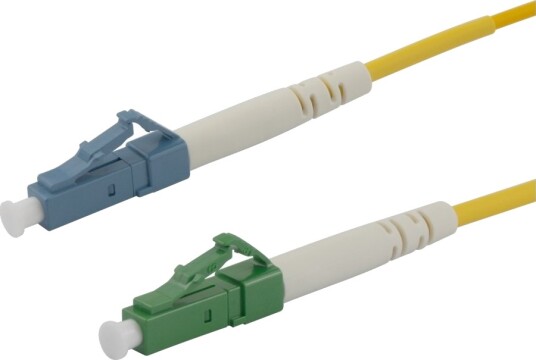 Deltaco NettverkskabeLc/Upc Enkeltmodus Hann Til Lc/Apc Enkeltmodus Hann 3 M 3 M Fiberoptisk Simpleks Os2 Halogenfri G.657A2 Gul