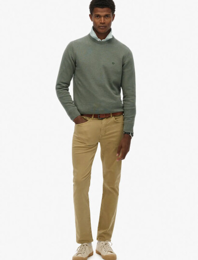 Superdry Merchant Sateen 5 Pocket Pant Beige 31 x 32 Superdry Merchant Sateen 5 Pocket Pant Beige 31 x 32
