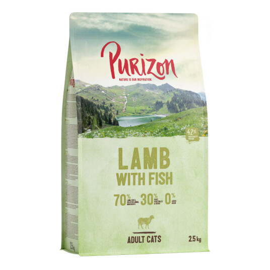 Purizon Adult Lam & Fisk - kornfri -  2,5 kg