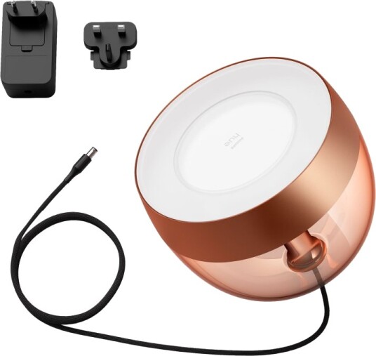 Philips Hue White And Color Ambiance Iris Special Edition Skrivebordslampe Led 8.2 W Klasse G 2000 6500 K Kobber Messing Philips Hue White And Color Ambiance Iris Special Edition Skrivebordslampe Led 8.2 W Klasse G 2000 6500 K Kobber Messing