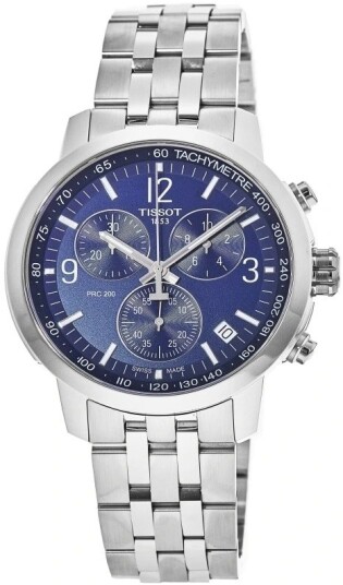 Tissot Herreklokke T114.417.11.047.00 Prc 200 Blå/Stål Ø43 mm