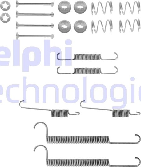 Tilbehørsett bremsesko DELPHI LY1048
