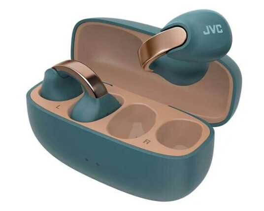 JVC Open Ear Nearphone True Wireless Headphones Blue JVC Open Ear Nearphone True Wireless Headphones Blue