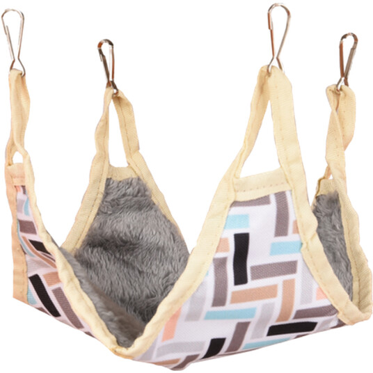 Hamster Hengekøye Med Clavio-Mønster 27X27Cm Hamster Hengekøye Med Clavio-Mønster 27X27Cm