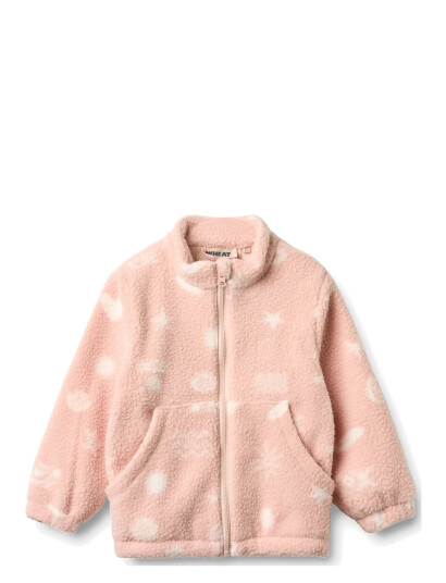Wheat Fleece Jacket Helge Pink 152 Wheat Fleece Jacket Helge Pink 152