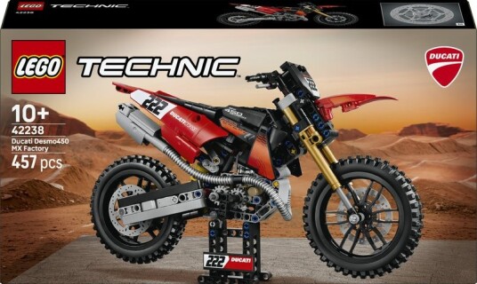 LEGO Technic – 42238 – Ducati Desmo450 MX Factory-motorsykkel