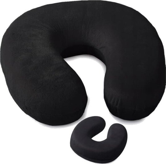 Reisepute Memory Foam – Nakkepute for bil, fly og reiser – Svart