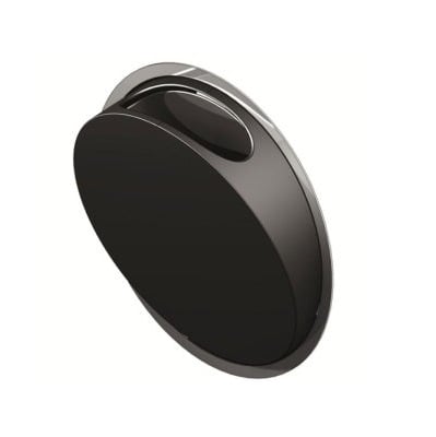 Vola RS1 affaldsbeholder, Ø38 cm, sort/børstet rustfritt stål Vola RS1 affaldsbeholder, Ø38 cm, sort/børstet rustfritt stål