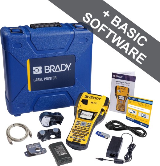 Brady M410 Kit Eu Mobil Etikettprinter Termotransfer Qwerty 300 Dpi Max 177184 Brady M410 Kit Eu Mobil Etikettprinter Termotransfer Qwerty 300 Dpi Max 177184