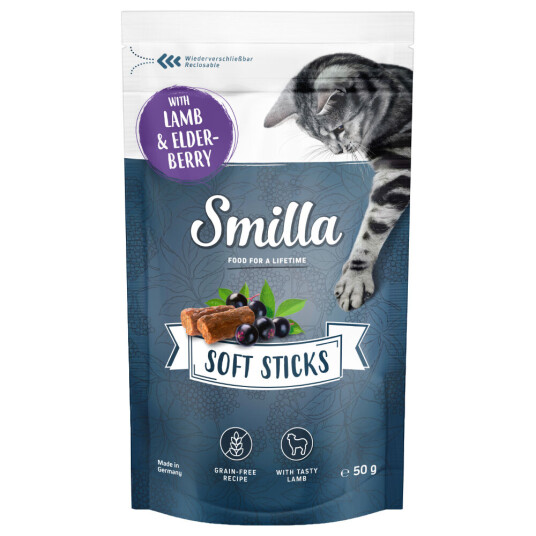 Smilla Soft Sticks 50 G Til Attraktiv Prøvepris Lam Og Holunderbær