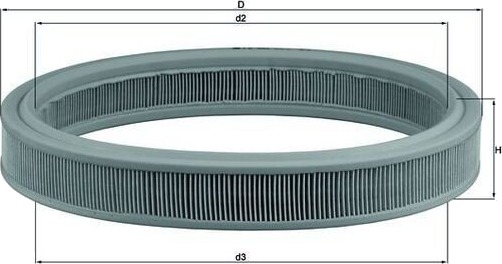 MAHLE LX 332 Luftfilter MAHLE LX 332 Luftfilter