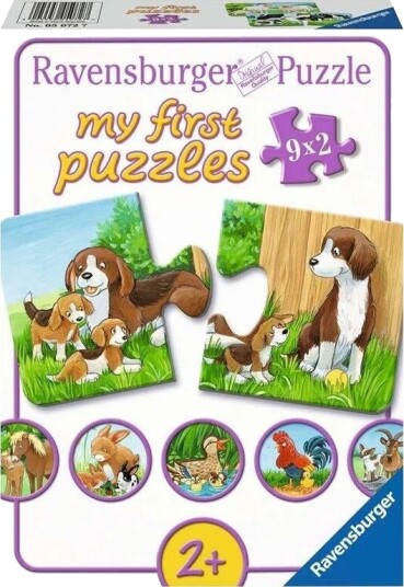 Ravensburger Farm Animal Families 9x2 pcs.