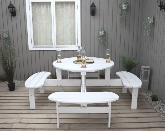 Benkesett Picnic sett rundt