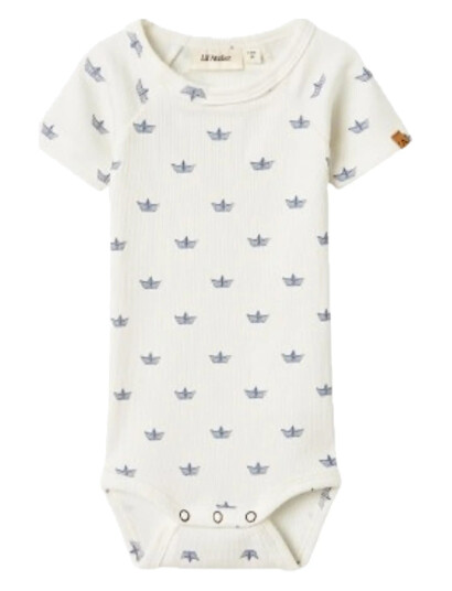 Lil"Atelier Nbmlavo Eni Ss Slim Body Lil - White - 62 Lil"Atelier Nbmlavo Eni Ss Slim Body Lil - White - 62