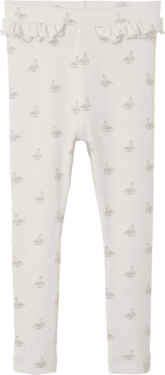 Lil' Atelier Nmfgavo leggings til småbarn Pastel Parchment