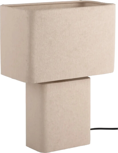 Leitmotiv Table Lamp Boaz Recto Grey H33CM