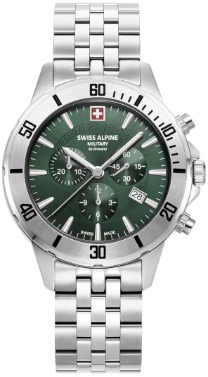 Swiss Alpine Military Herreklokke 7024.9134 Cruiser Grønn/Stål Ø44