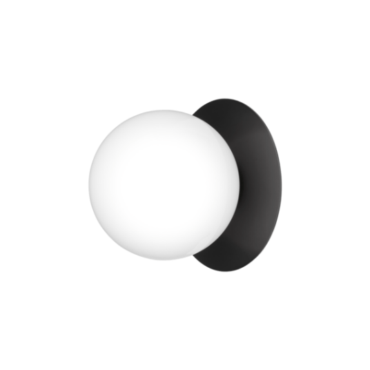Nuura Liila 1 Utendørs Vegglampe Sort/ Opal