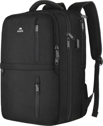 Matein 1197 PC-Ryggsekk Svart 17" USB-A 5 Lommer