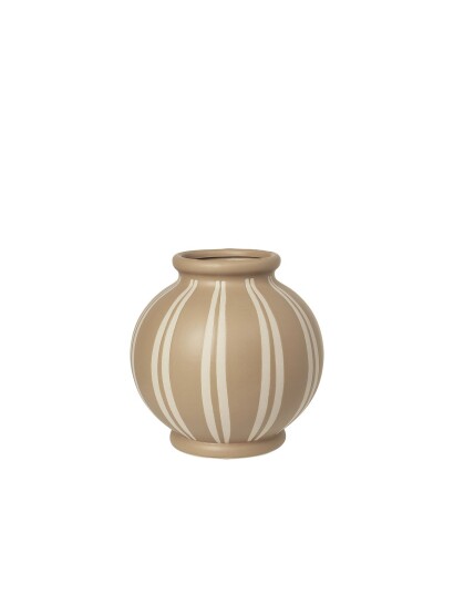Broste Copenhagen Vase "Wilma" Keramik - Multi/patterned - H27CM