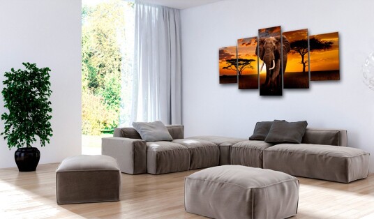 Tavle The Savannah King 200X100 Artgeist sp. z o. o.