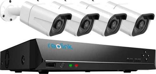 Reolink Nvr Overvåkningskamera Poe 8 Porter 4 Pk