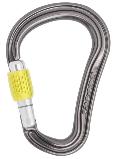 DMM Shadow HMS Screwgate titanium/lime DMM Shadow HMS Screwgate titanium/lime