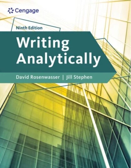 Writing Analytically av David (Muhlenberg College) Rosenwasser, Jill (Muhlenberg College) Stephen