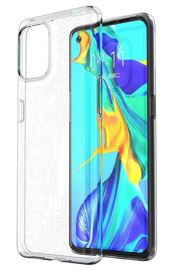 INCOVER Oppo Find X3 Pro Fleksibel Plast Deksel - Gjennomsiktig