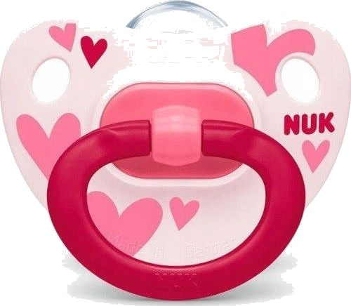 Nuk Happy Days Silikonsmokk 18-36 mnd Hjerter