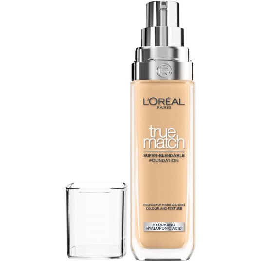 L'Oréal Paris True Match 4W Gullfarget Foundation med Hyaluronsyre og SPF 30ml