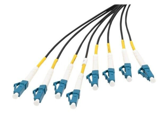 DIGITUS breakout cable   30 m   black   Svart   30 meter