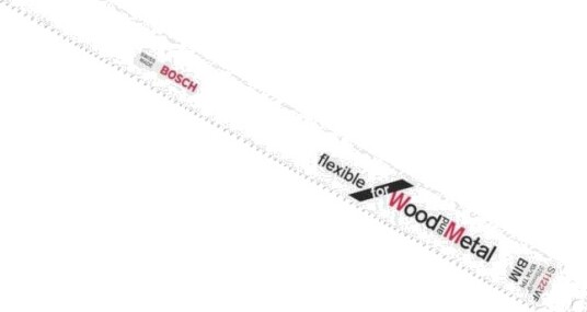 Bosch S 1122 VF Bajonettsagblad for tre og metall, 225 mm, 25 stk.