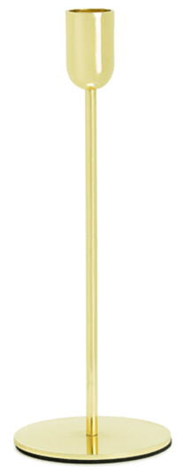 PartyDeco Gull Lysholder av Metall