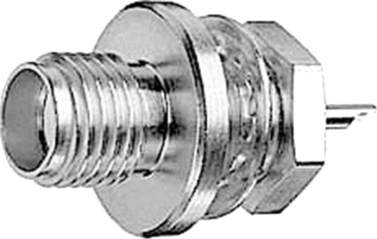 Telegärtner Sma Innfellingskontakt Frontmontering Med Pakning Z27 Gull (Standard) - 5 Stk (J01151a1081)