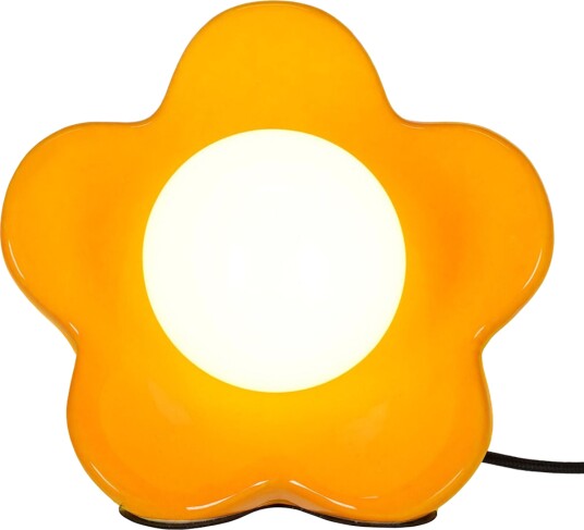 LED Bordlampe Flower Power Shiny Orange LED Bordlampe Flower Power Shiny Orange