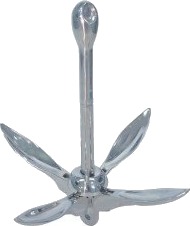 Foldbar anker [A4] - 4 arme - (1,5 - 4 kg)