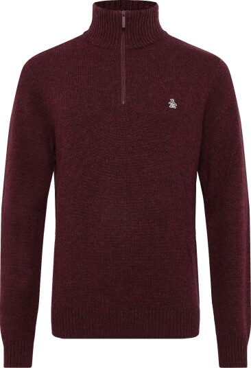 Original Penguin 7Gg Lambswool 1/4 Zi CABERNET L
