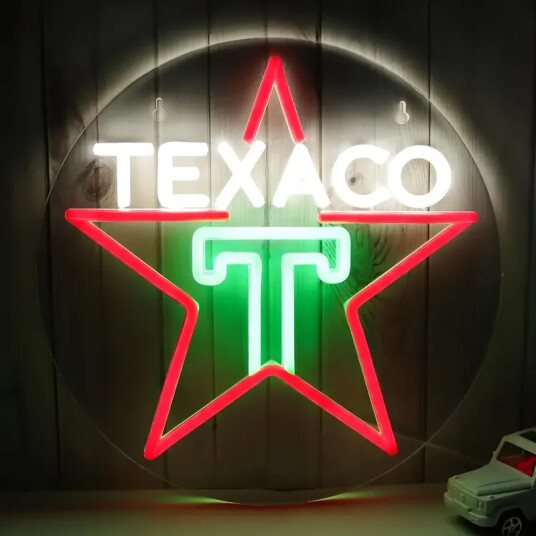 Texaco Stjerne Neon-skilt