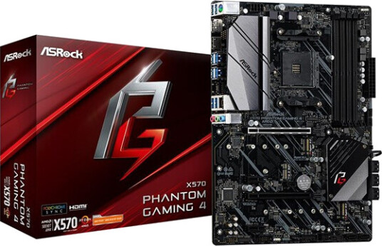 ASRock X570 PHANTOM GAMING 4 - AMD X570 - AMD AM4 socket - DDR4 RAM - ATX