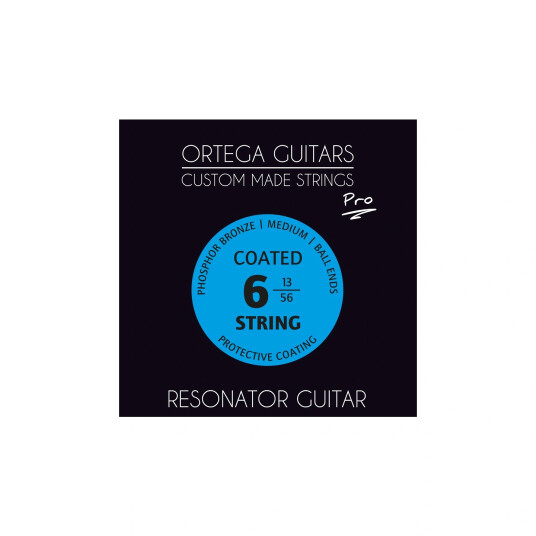 Ortega Guitars Ortega Rsp-M Resonator Guitar Strings Coated Phosphor Bronze Medium