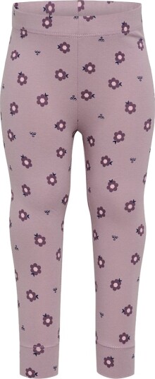 Hummel Leggings HmlMini Sea Tåke Hummel 1 år (80) Leggings Beige Rosa