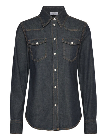 Filippa K Classic Denim Shirt - Navy - 34 Filippa K Classic Denim Shirt - Navy - 34