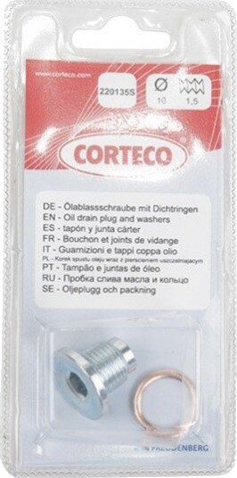 Påfyllingsplugg bunnpanne CORTECO 220135S